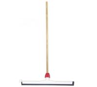 Synx Tools 55cm Tracteur de sol avec manche 150 cm - Tracteur d'eau - Plastique - Tracteur - Essuyage/Caoutchouc naturel - Essuie-sol - Nettoyeur de sol/sol - Avec acier en bois 150 cm