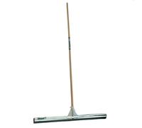 Synx Tools 75cm Tracteur de Sol avec Manche 150cm - Essuie-Sol - Tracteurs - Noir - Nettoyeur de Sol/Sol - Tracteur d'eau avec Manche en Bois 150 cm