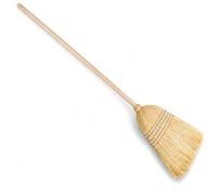 Synx Tools Balai de paille mixeur Oldskool - Balai de paille de riz/Balai d'étable - Balais - Balai extérieur/Balai d'intérieur - Incl. Steel 100cm