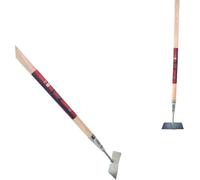 Synx Tools Mini houe 12 cm - houes - Grattoir à joints - Brosse à mauvaises herbes - Couteau de désherbage - Grattoir / Grattoir avec manche 75 cm