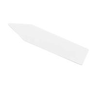 Syrisora 100 étiquettes de Nom de Plante en PVC, Marqueurs de Jardin Imperméables pour Fleurs à Graines (Blanche)