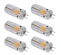Syrisora Ampoule LED G4 3W 12V AC DC, Culot Bi-broches en Gel de Silice | 12 Mm X 36 Mm, équivalent Halogène 20 W, Durée de Vie de 20 000 Heures, pour éclairage Paysager D'armoire de Camping-car