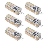 Syrisora Ampoule LED G4 3W 12V AC DC, Culot Bi-broches en Gel de Silice | 12 Mm X 36 Mm, équivalent Halogène 20 W, Durée de Vie de 20 000 Heures, pour éclairage Paysager D'armoire de Camping-car