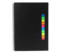 Syrisora Carnet Réutilisable, Bloc-Notes Effaçable à Reliure Spirale avec 30 Feuilles Lignées et Pointillées pour la Prise de Notes, connectivité APP, Couverture étanche, 180 X 25