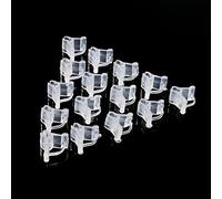 Syrisora Clips de Greffage pour Semis, Pinces de Greffage de Plantes en | Convient pour le Greffage D'aubergines de Concombre de Pastèque, 100 Pièces de Clips Transparents pour le Matériel de