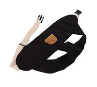 Syrisora Harnais de Chaise pour bébé, Sangle de sécurité Réglable pour Chaise Haute et de Salle à Manger, avec Polyester Respirant et Verrou de sécurité, Siège D'alimentati (Noir)