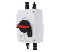 Syrisora Interrupteur de Déconnexion Solaire PV 32A 4P IP66 étanche avec | DC1200V, Connecteur M20, -40 ℃ à 85 ℃, pour Camping-car, Bateau, Système Solaire Hors Réseau