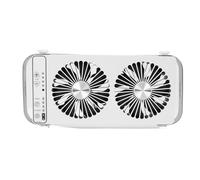 Syrisora Ventilateur de Toit pour Camping-car, Ventilateur D'extraction | 12 V , Fonctionnement Silencieux, 4 Vitesses Réglables, Convient aux Fenêtres de Toit de 14,76 à 23,19 Pouces, Protection