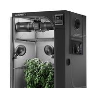 Système Avancé Grow PRO 4x4, Kit 4 Plantes, Tente de Culture Wi-Fi, Automatisation Ventilation Circulation, Horaires Samsung LM301H EVO Bar LED Grow Light 2000D Mylar