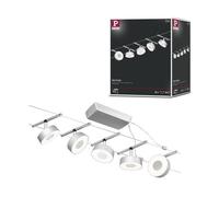Système Câble Corduo Kit Circle 5x4,5w 400lm 3000k 230v/12 Cc 60va Plastiq/Chr