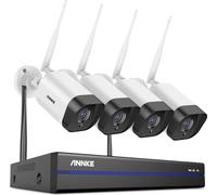 Système CCTV, résolution 5MP, surveillance à distance, 8CH NVR 4 pièces caméra, 2T