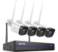 Système CCTV, résolution 8MP, 16 canaux de soutien, 16CH NVR 4 pièces de caméra, 4T