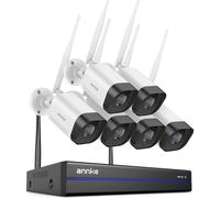 Système CCTV, résolution 8MP, 16 canaux de soutien, 16CH NVR 6 pièces de caméra, 4T