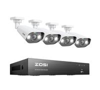 Système CCTV, résolution 8MP, kit NVR PoE, LILA, Aucun