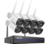 Système CCTV sans fil, résolution 1080P, vision nocturne, 8caméras, aucune