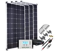 Système complet de panneaux solaires - Puissance de 600 watts - 12 volts en courant continu - Autonome (hors réseau)