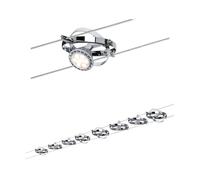 Système complet d'éclairage sur câble Paulmann Cardan 94153 GU5.3 80 W chrome, chrome (mat)