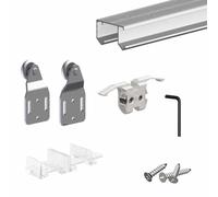 Système coulissant SLID'UP 110 pour 2 portes de placard - rail 1,5 m - 45 kg
