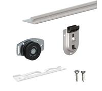 Système coulissant SLID'UP 130 pour 2 portes de placard - rail 1,2 m - 70 kg