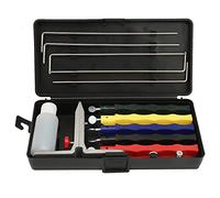 Système D'affûtage Lansky, Kit D'affûtage de Couteaux Boxwizard Ensemble de Pierres à Aiguiser Aiguisage de Couteaux de Cuisine Professionnelle Kit de Système D'affûtage de Couteaux Lansky