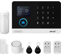Système d'alarme de sécurité domestique,WiFi, compatible avec les assistants vocaux, prise A, prise UE-c