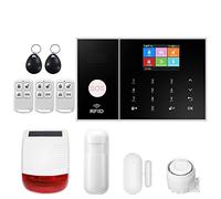 Système d'alarme de sécurité for la Maison GSM WiFi Tuya Smart Life Control Control Burglar Alarm Kit avec capteur de Porte(Z)