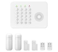 Système d'alarme de sécurité sans fil, notifications en temps réel, compatibilité avec les systèmes domotiques, kit GSM A02