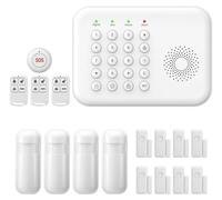 Système d'alarme de sécurité sans fil, notifications en temps réel, compatibilité avec les systèmes domotiques, kit GSM A01 E