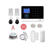 Système d'alarme de sécurité, Système d'alarme de sécurité Intelligente WiFi 3G sans Fil. LCD Interruption Multi-langage du kit capteur Clavier(3G-PG103-A.)