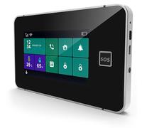 Système d'alarme domestique sans fil 2G/4G/WiFi GSM Tuya avec panneau deà écran tactile de 4,3 pouces, alarme SOS, alarme antivol et capteurs de température et d'humidité pour la sécurité de votre dom