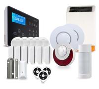 Système d'alarme domestique sans fil - Kit 13, comprenant 32 détecteurs et une sirène intérieure de 105 dB