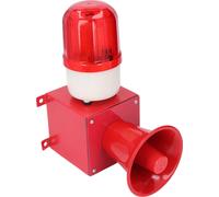 Système d'alarme industriel Sirène LED haute puissance 115db Alarme visuelle audible pour sécurité Montage mural DC24V