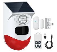 Système d'alarme infrarouge pour porte, avec télécommande, 120 dB, indice de protection IP67, portée de 12 mètres