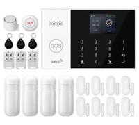 Système d'alarme, intégration à la maison intelligente, sécurité améliorée, kit WLAN 4G, prise européenne