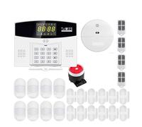 Système D'alarme Intelligent GSM, Anti-cambriolage Sans Fil W214, Contrôle D'alarme De Sécurité For Maison Intelligente, Écran LCD, Caméra IP, Extensible(Kit1)