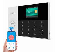 Système d'alarme intelligent pour la sécurité domestique avecvia application, écran LCD TFT 2,4 pouces, alarme à un seul bouton, interphone bidirectionnel, système d'alarme domestique, possibilité d'a