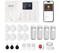 Système d'Alarme Maison, Protection Anti-Intrusion pour Maison (21 kit Set) | Alarme Détecteurs de Mouvement, Capteurs de Porte/Fenêtre, Boutons SOS,Commande à Distance, WiFi Alarme Sécurité Intelligente