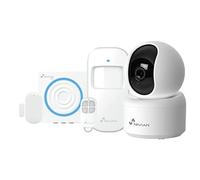 Système d'alarme Nivian pour la Maison et l'entreprise sans Frais mensuels | Kit d'alarme WiFi avec télécommande Via l'application Tuya | Fonction SOS | Installation Facile sans câbles