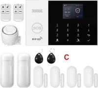 Système d'alarme sans fil, Compatibilité Smart Home, Notifications multifonctions, 4G-C, Prise UE