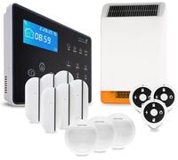 Système d'alarme sans fil pour la maison, kit complet avec sirène et détecteurs