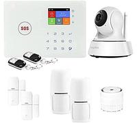 Système d'alarme sans fil pour la maison – Wi-Fi et GSM, avec caméra Wi-Fi et détecteurs de mouvement