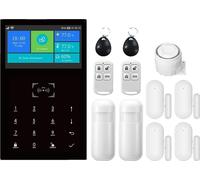 Système d'alarme Smart Home, contrôle par app, support de 99 zones, 4G-C, prise EU