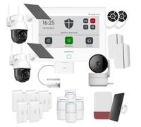 Système d'alarme WiFi/GSM tactile, écran de 7 pouces, sans fil, sans abonnement, incluant une caméra