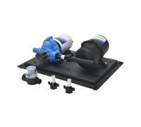 Système d'alimentation en eau intégré à pression stabilisée de 11 litres for yacht et camping-car, réservoir sous 12V/24V, Kit pompe haut débit Construction robuste et étanche.(24V)