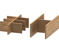 Système d'aménagement Duravit Set largeur 347mm, sans découpe de siphon, UV05200H5H50000, Couleur: Chêne naturel massif