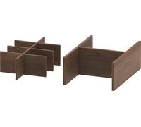 Duravit Duravit Système d'aménagement Universal Set 422x321x120mm, US Nussb mass., pour WTU Quantité:1