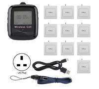 Système d'appel sans fil pour infirmières, téléavertisseur pour soignants, idéal pour les restaurants, cliniques et maisons de retraite.