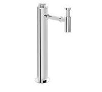 Système d'arrivée/d'évacuation d'eau VitrA Plural autonome A45161 chromé, haut, pour meuble sous-lavabo
