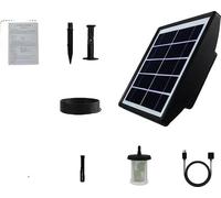 Système d'arrosage à énergie solaire, fonctionnement automatique, options de pulvérisation personnalisables, installation facile, 10Xbuses de pulvérisation