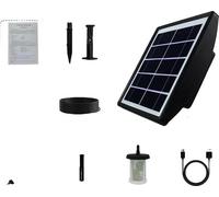 Système d'arrosage à énergie solaire, fonctionnement automatique, options de pulvérisation personnalisables, installation facile, 15Xbuses de pulvérisation